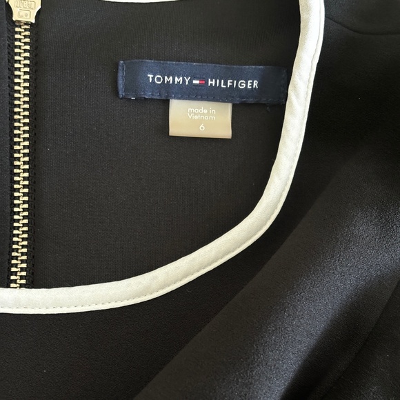 Tommy Hilfiger Flutter-Sleeve Mini Dress - Black 6 - Picture 7 of 7